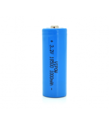 Акумулятор 18500 Lifepo4 Vipow IFR18500 TipTop, 1000mAh, 3.2V, Blue Q50 - 500