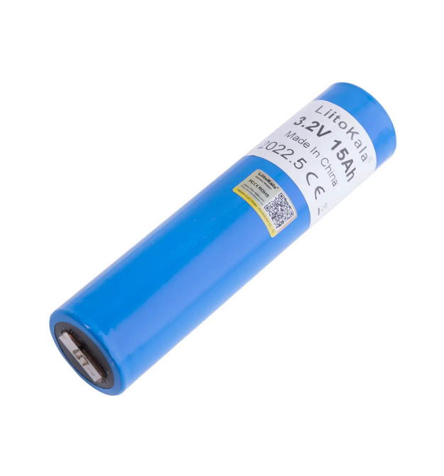 Літій-залізо-фосфатний аккумулятор LiFePO4 LiitoKala-33140, 15Ah, 3.2V, Blue