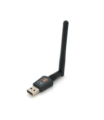 Бездротовий мережний адаптер Wi-Fi-USB Merlion LV-UAC08, RTL8811CU, з антеною 20см, 802.11 a - b - g - n, 600MB, 2.4 GHz, Bliste