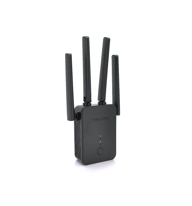 Підсилювач WiFi сигналу з 4-ма вбудованими антенами LV-WR42Q, живлення 220V, 300Mbps, IEEE 802.11b - g - n, 2.4-2.4835GHz, BOX
