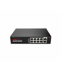 8мі портовий PoE Full Gigabit комутатор ONV-H3108P, 4xPoe1000Мбіт + 2х1000 Мбіт, IEEE802.3af - at, загальна потужність 120 Вт