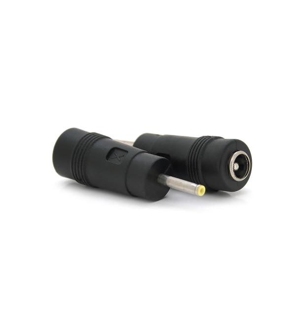 Перехідник DC 5.5x2.1mm (мама) - 2.5х0.7mm (тато) Yellow