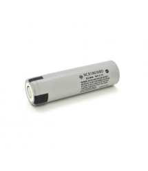 Акумулятор 18650 Li-Ion Panasonic NCR18650BD, 3200mAh, 10A, 4.2 - 3.6 - 2.5V, Gray