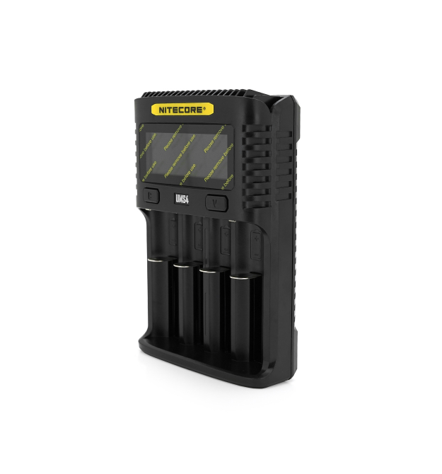 Зарядний пристрій універсальний Nitecore Digicharger UMS4, 4 канали, LCD дисплей, підтримує Li-ion, Ni-MH і Ni-Cd AA (R6), ААA (