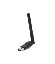 USB Wi-Fi антена для Т2, 150Mbps, 2.4 GHz, Black, Blister