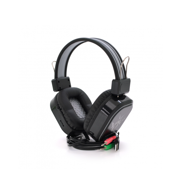 Ігрові навушники з мікрофоном iKAKU KSC-581 ZHANLONG, Black-Silver, Box