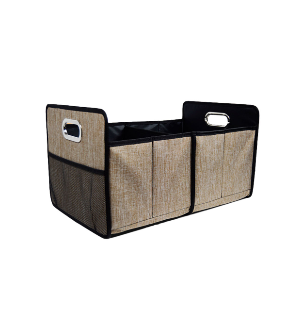 Органайзер складаний у багажник автомобіля, 500x330х290mm, 41.5L, 2 відділення, Grey