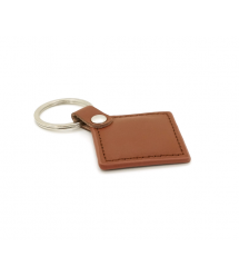 Безконтактний брелок IC MIFARE 13,56 МГц(MF-Leather ) у шкіряному чохлі, колір коричневий