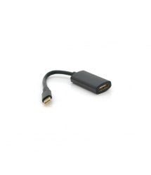 Конвертер Type-C (тато) - HDMI (мама), 15cm, круглий, Black-gray