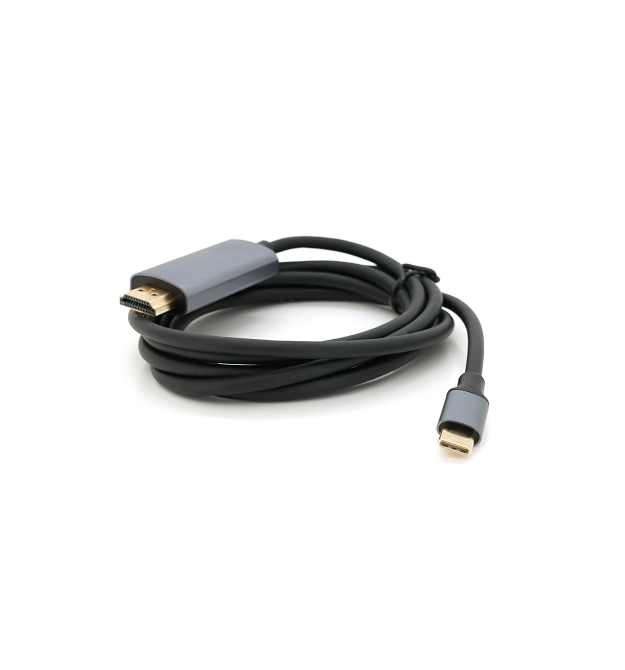 Кабель HDMI (тато) - Type-C (тато), 4K, 60HZ, Chip:2172U, 1.8m, Black