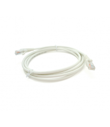 Патч-корд OK-net Кат.5e UTP 24AWG LSZH Бiлий 1м