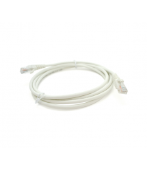 Патч-корд OK-net Кат.5e UTP 24AWG LSZH Бiлий 2м