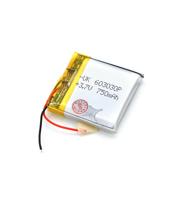 Литий-полимерный аккумулятор 6*30*30mm (Li-ion 3.7В 750 мАч час)