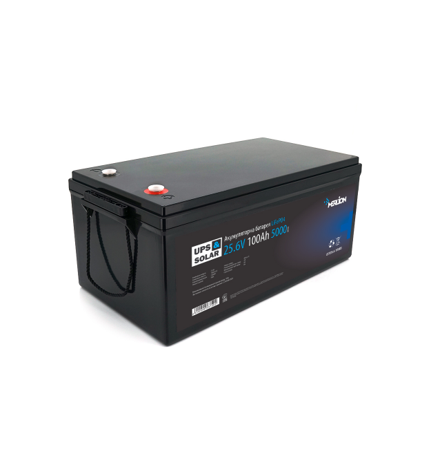 Литий-железо-фосфатный аккумулятор Merlion LiFePO4 25.6V 100AH (8S2P - BMS-100A), (522x270x225), до 5000 циклов