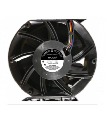 Кулер для охолодження серверних БП MAJOR Modrl JQ24K6QDLX DC sleeve fan 2pin під паяння - 150*150*25мм, 24V - 1.6A, 2600об - хв