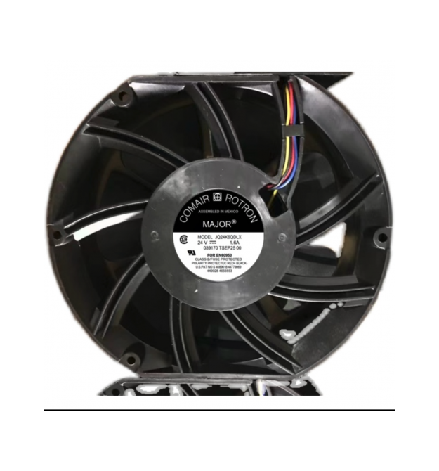 Кулер для охолодження серверних БП MAJOR Modrl JQ24K6QDLX DC sleeve fan 2pin під паяння - 150*150*25мм, 24V - 1.6A, 2600об - хв