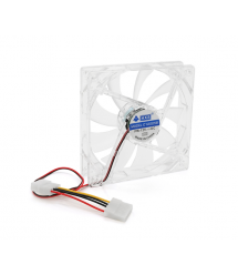 Кулер корпусний 12025 DC sleeve fan 4pin - 120*120*25мм, 12V - 0,15A, 1900об - хв, Blue