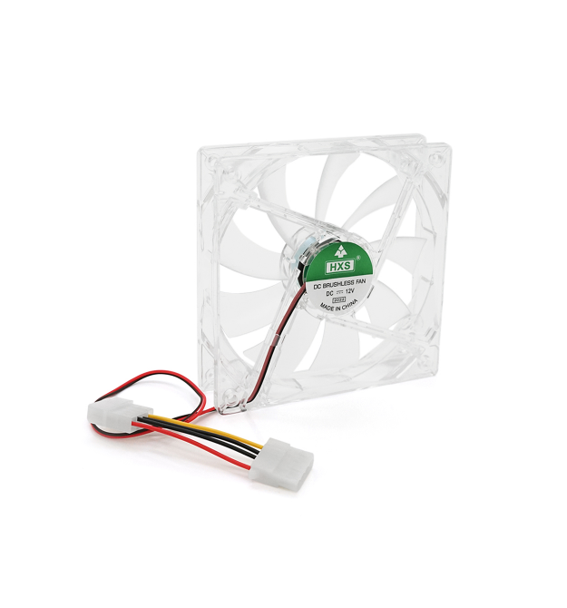 Кулер корпусний 12025 DC sleeve fan 4pin - 120*120*25мм, 12V - 0,15A, 1900об - хв, RGB