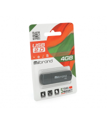 Флеш-накопичувач Mibrand Grizzly, USB 2.0, 4GB, Blister