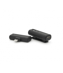 Петличний бездротовий мікрофон M9+ в кейсі, роз&aposєм Lighting, вбудований акумулятор 80 mAh, Black, Box