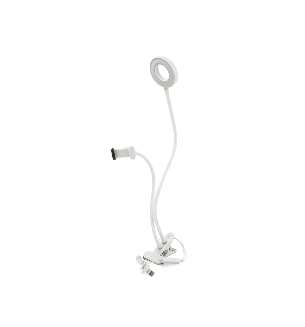 Настільна підставка для телефону YT35300+Led кільце, White, Box