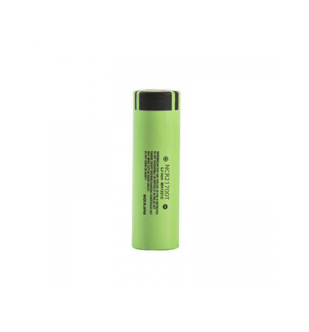 Акумулятор 21700 Li-Ion NCR 21700T TIP-TOP, 5000mAh,3.7V-4.2V, Green, 2 шт. в упаковці, ціна за 1 шт