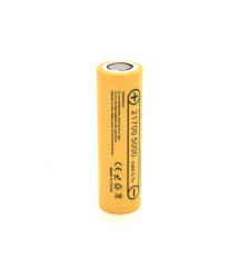 Акумулятор 21700 Li-Ion LiitoKala Lii-50E, 5000mah (4700-5100mah）, 15A, 3.7V (2.5-4.2V), Yellow, PVC BOX