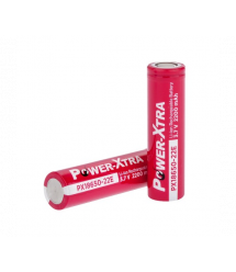 Акумулятор Li-ion Power-Xtra 18650 2200mAh 3.7V, Red