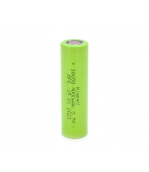 Акумулятор WMP-4000 18650 Li-Ion Flat Top, 2000mAh, 3.7V, Green