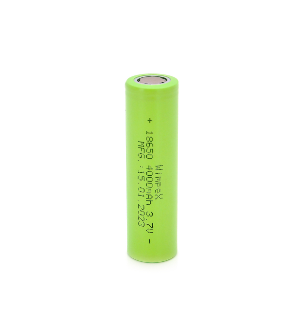 Акумулятор WMP-4000 18650 Li-Ion Flat Top, 2000mAh, 3.7V, Green