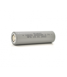 Акумулятор WMP-4000 18650 Li-Ion Flat Top, 2400mAh, 3.7V, Gray