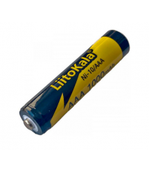 Акумулятор LiitoKala Ni-10 - AAA 1.2V AAA 1000mAh NiMH Rechargeable Battery, 5 штук у shrink, ціна за shrink