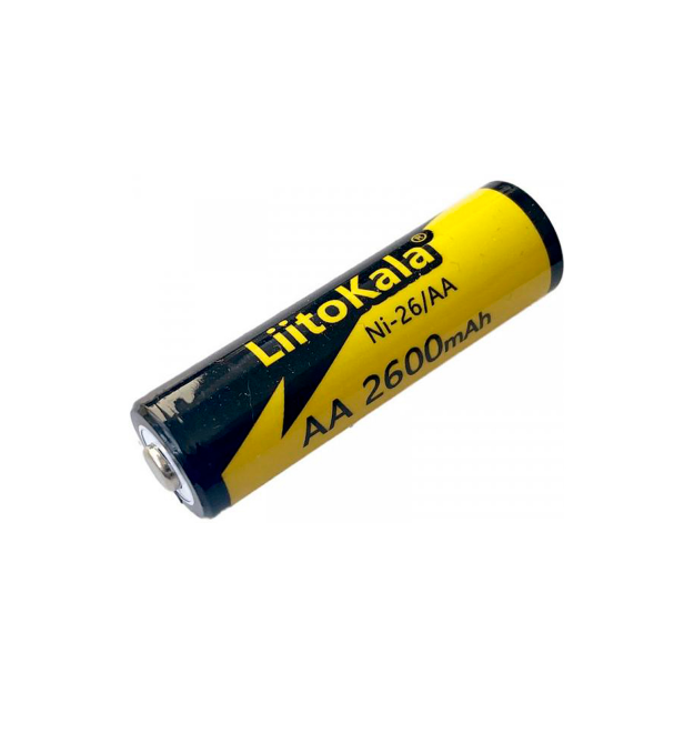 Акумулятор LiitoKala Ni-26 - AA 1.2V AA 2600mAh NiMH Rechargeable Battery, 4 штуки у shrink, ціна за shrink