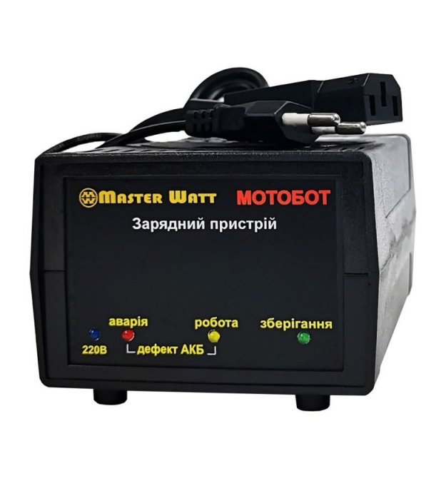 Автоматичний ЗП для акумулятора MONOBOT-60, 60 V, (12-20Ah) (MF, WET, AGM, GEL), 160-245V, Струм заряду 2.2A, роз'єм С13