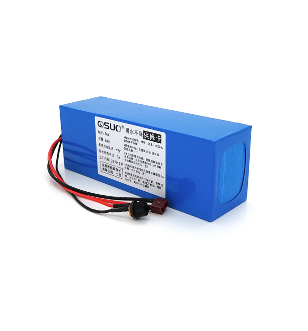 Аккумуляторная литиевая батарея QiSuo 36V 8A с элементами Li-ion 18650