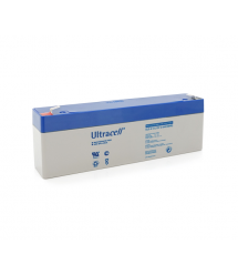 Акумуляторна батарея Ultracell UL2.4-12 AGM 12V 2,4Ah (178 x 35 x 60) White Q10