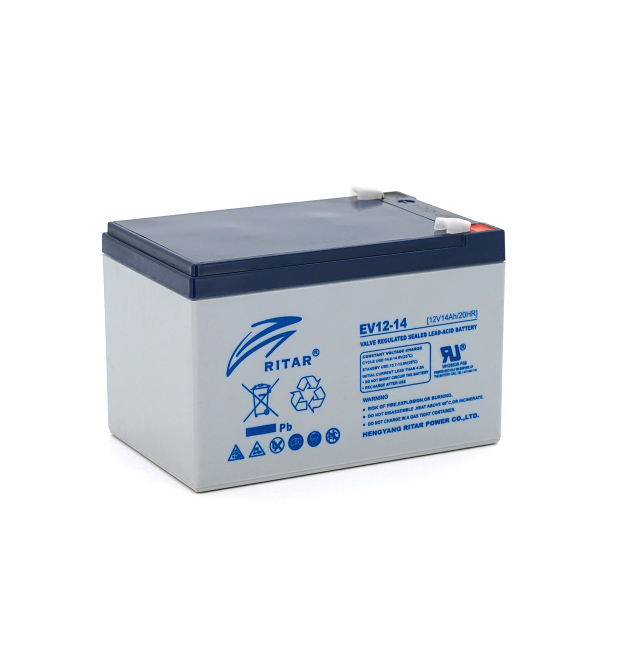 Тяговый аккумулятор RITAR EV12-14,12V 14Ah, F2 (151 х 98 х 99(105)), Q4