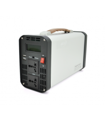 Інвертор напруги AEV7500W, 12 - 220V з апроксимованою синусоїдою, 2 універсальні розетки, 2*USB (DC:5V - 2.4A), клемні дроти, BO