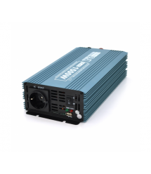 Інвертор напруги Mexxsun MXS-1500, 12V - 220V, 1500W з модифікованою синусоїдою, 2 Shuko, клемні дроти, Q6