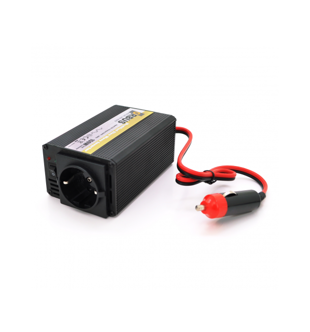 Інвертор напруги ORBUS ORMS150 (150Вт), 12 - 220V, approximated, 1 Shuko, клеми + крокодили, 1 запобіжник, Box.Q20