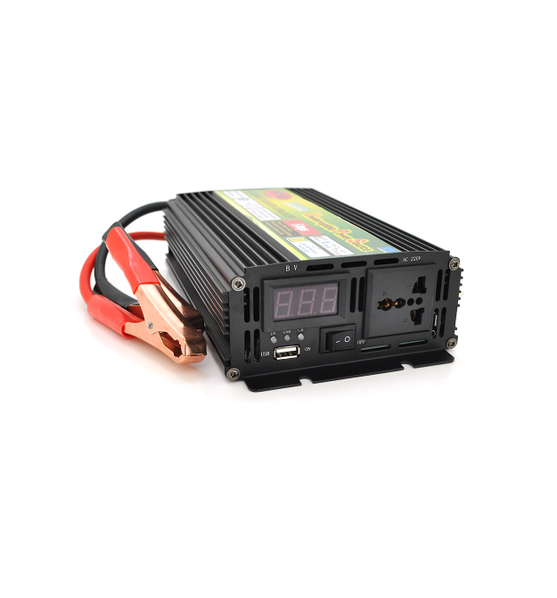Інвертор напруги Wm-3200 (1900Вт) + Charge 8A, 12 - 220 з апроксимованою синусоїдою, 1 універсальна розетка + USB, клемми + крок