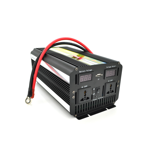 Інвертор напруги Voltronic Wm-7200 (4300Вт) + Charge 20A, 12 - 220 з апроксимованою синусоїдою, 2 універсальні розетки + USB, кл