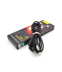 Кабель HOCO X74 USB-1 3 in 1 Micro - Iphone - Type-C, 2A, довжина 1м, Black, Box