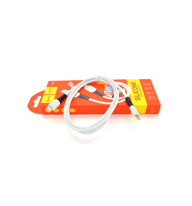Кабель Hoco X82PD silicone, iPhone-Type C, 3A, White, довжина 1м, BOX