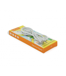 Кабель Hoco X83, Type-C-Type-C, 3A, White, довжина 1м, BOX