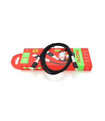 Кабель Hoco X82 silicone, C-Type C, 3A, Black, довжина 1м, BOX