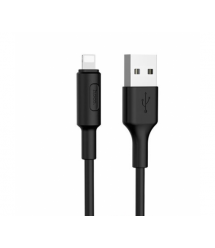 Кабель Hoco X25 Soarer, Lightning-USB, Black, довжина 1м, BOX