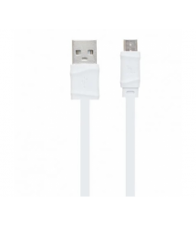 Кабель Hoco X5 Bamboo, Micro-USB, 2.4A, White, довжина 1м, BOX