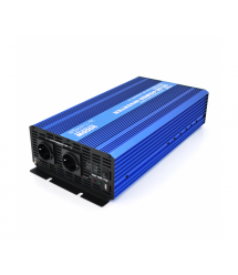 Інвертор напруги Carspa-SINUS P3000-122 (3000Вт), 12 - 220V, 2xShuko, 1USB, клеми, Box Q2