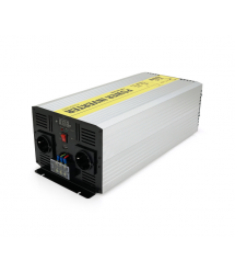 Інвертор напруги RITAR RSC-5000, 12V - 220V, 5000W з правільною синусоїдою, 2xShuko, 1xUSB, клемні дроти, клемні колодки, BOX, Q